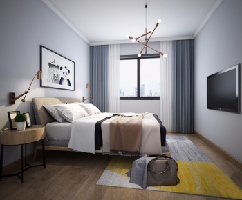 Nordic Style Bedroom-ID:962230714
