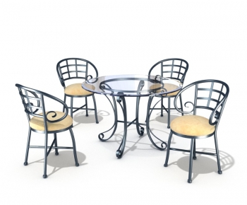 European Style Leisure Table And Chair-ID:677620638