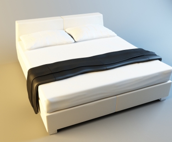 Modern Double Bed-ID:759932275