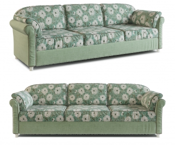 American Style Idyllic Style Three-seat Sofa-ID:999030164