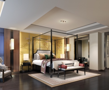 New Chinese Style Bedroom-ID:577764397