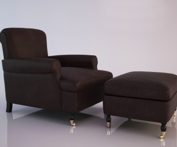 Simple European Style Single Sofa-ID:740285817