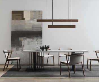 Modern Dining Table And Chairs-ID:356390141