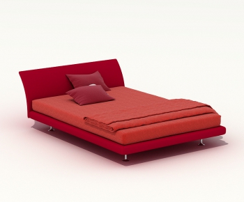 Modern Double Bed-ID:747380894