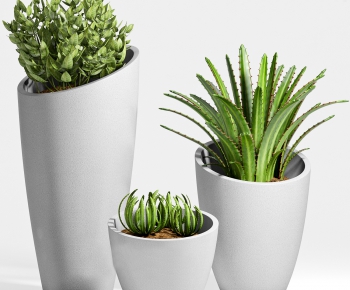 Modern Potted Green Plant-ID:940183857