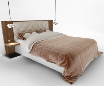 Modern Double Bed-ID:570917439