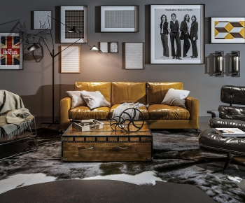 Industrial Style Sofa Combination-ID:255956681