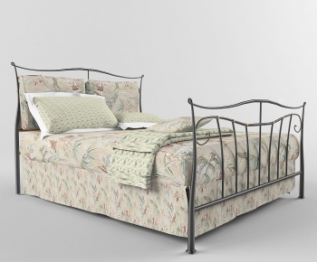 European Style Double Bed-ID:566408823
