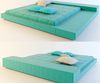 Modern Double Bed-ID:758648239