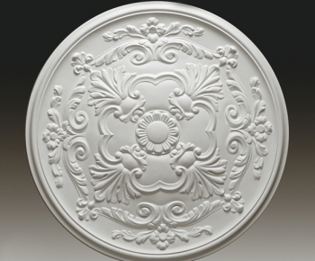 European Style Plaster Carved Top Plate-ID:997219855