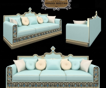 French Style Three-seat Sofa-ID:743108873