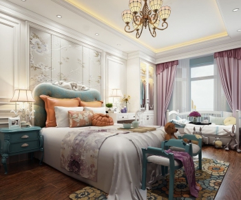 European Style Bedroom-ID:372155289