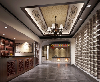 Chinese Style Catering Space-ID:745815239