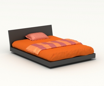 Modern Double Bed-ID:758754997