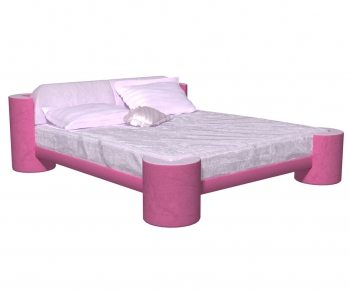 Modern Double Bed-ID:742044168