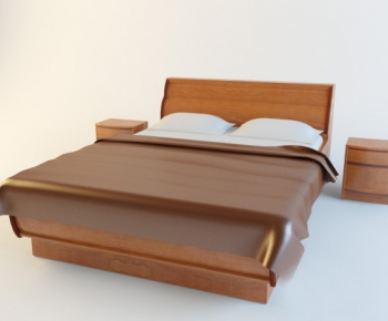 Modern Double Bed-ID:210106882