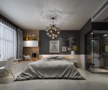 Nordic Style Bedroom-ID:648664177