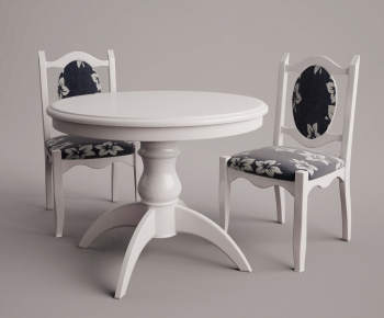 American Style Dining Table And Chairs-ID:146022116