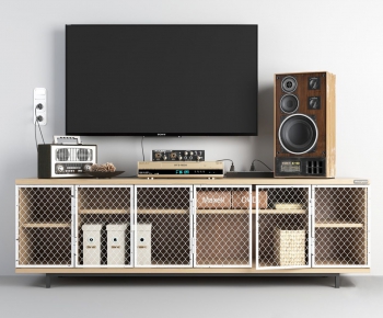 Industrial Style TV Cabinet-ID:106249878