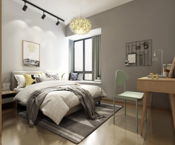 Nordic Style Bedroom-ID:653570891