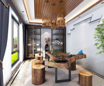 New Chinese Style Tea House-ID:824001166