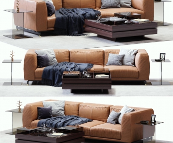 Modern Three-seat Sofa-ID:380080234