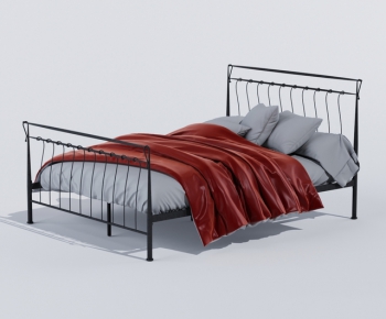 European Style Double Bed-ID:399560698