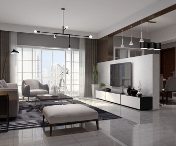 Modern A Living Room-ID:780177953