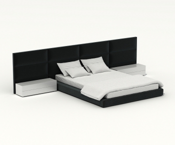 Modern Double Bed-ID:433108288