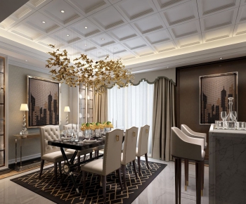 American Style Dining Room-ID:855848635