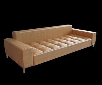 Simple European Style Three-seat Sofa-ID:803651385