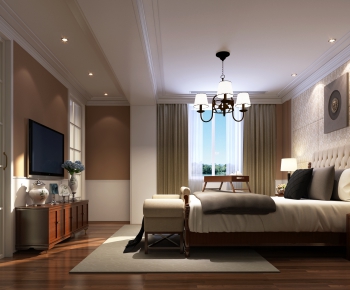 Simple European Style Bedroom-ID:321422137