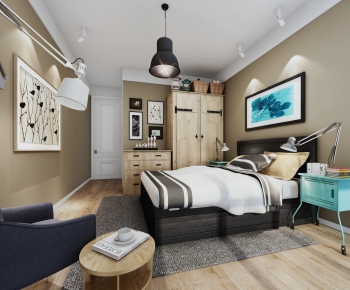 Modern Nordic Style Bedroom-ID:635662658