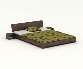 Modern Double Bed-ID:325447122