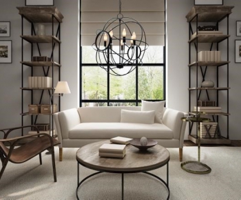 Modern American Style A Living Room-ID:446677835