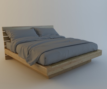 Modern Double Bed-ID:316535744