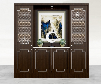 New Chinese Style Wine Cabinet-ID:543056762