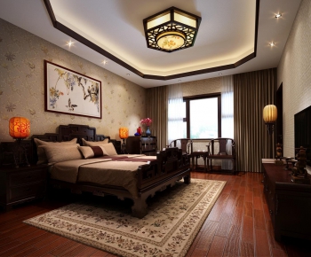Chinese Style Bedroom-ID:129105117