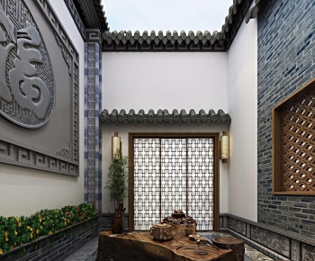 Chinese Style Courtyard/landscape-ID:413900348