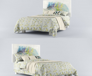 Modern Double Bed-ID:712545274