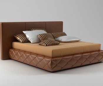 Modern Double Bed-ID:567664929