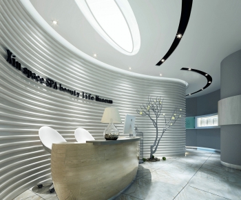 Modern Office Reception Desk-ID:117228846