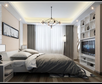 Modern Simple Style Bedroom-ID:817711281