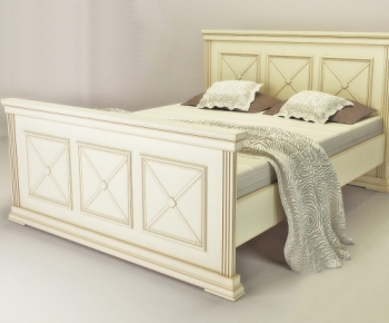 European Style Double Bed-ID:138635952