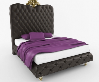 New Classical Style Double Bed-ID:219048271