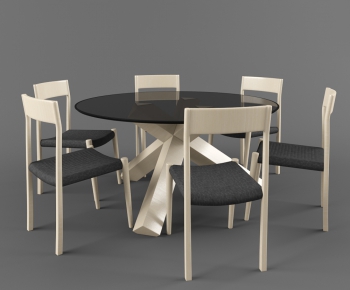 Modern Dining Table And Chairs-ID:811087245