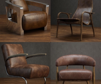 Industrial Style Lounge Chair-ID:274469749