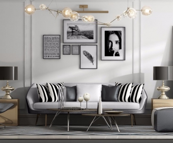 Modern Nordic Style Sofa Combination-ID:296064585