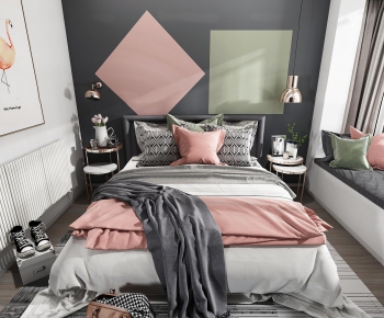 Nordic Style Bedroom-ID:343758759