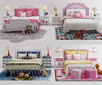American Style Child's Bed-ID:588908931